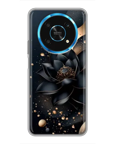 Чехол для Huawei Honor Magic 5 Lite 5G с картинкой «Черный лотос» Чехол для Huawei Honor Magic 5 Lite 5G с картинкой «Черный лотос»