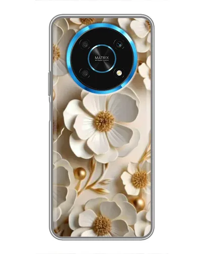Чехол для Huawei Honor Magic 5 Lite 5G с картинкой «Белие бумажние цвети» Чехол для Huawei Honor Magic 5 Lite 5G с картинкой «Белие бумажние цвети»