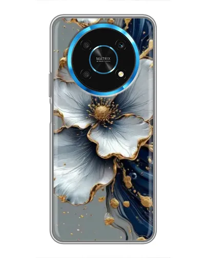 Чехол для Huawei Honor Magic 5 Lite 5G с картинкой «Белый цветок и золотой флюид» Чехол для Huawei Honor Magic 5 Lite 5G с картинкой «Белый цветок и золотой флюид»