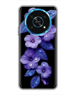 Чехол для Huawei Honor Magic 5 Lite 5G с картинкой «Фиолетовые цветы с росою» Чехол для Huawei Honor Magic 5 Lite 5G с картинкой «Фиолетовые цветы с росою»