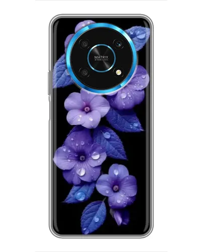 Чехол для Huawei Honor Magic 5 Lite 5G с картинкой «Фиолетовые цветы с росою» Чехол для Huawei Honor Magic 5 Lite 5G с картинкой «Фиолетовые цветы с росою»