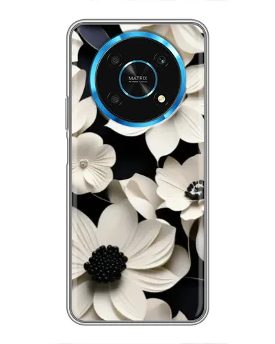 Чехол для Huawei Honor Magic 5 Lite 5G с картинкой «Объемные белые цветы» Чехол для Huawei Honor Magic 5 Lite 5G с картинкой «Объемные белые цветы»