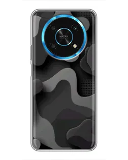 Чехол для Huawei Honor Magic 5 Lite 5G с картинкой «Темный абстрактный камуфляж»