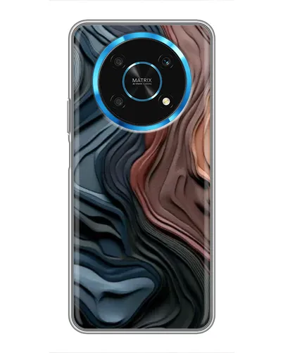 Чехол для Huawei Honor Magic 5 Lite 5G с картинкой «Цветные волны каньона»