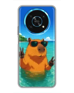 Чехол для Huawei Honor Magic 5 Lite 5G с картинкой «Морская капибара» Чехол для Huawei Honor Magic 5 Lite 5G с картинкой «Морская капибара»
