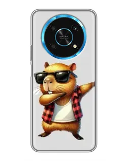 Чехол для Huawei Honor Magic 5 Lite 5G с картинкой «Капибара рэпер даб» Чехол для Huawei Honor Magic 5 Lite 5G с картинкой «Капибара рэпер даб»
