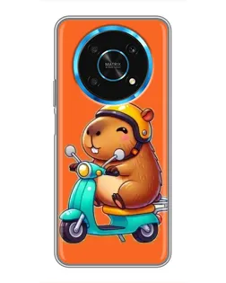 Чехол для Huawei Honor Magic 5 Lite 5G с картинкой «Капибара на скутере» Чехол для Huawei Honor Magic 5 Lite 5G с картинкой «Капибара на скутере»