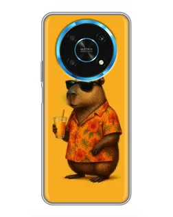 Чехол для Huawei Honor Magic 5 Lite 5G с картинкой «Капибара на отдыхе» Чехол для Huawei Honor Magic 5 Lite 5G с картинкой «Капибара на отдыхе»