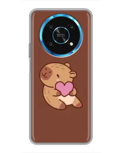 Чехол для Huawei Honor Magic 5 Lite 5G с картинкой «Капибара с сердцем» Чехол для Huawei Honor Magic 5 Lite 5G с картинкой «Капибара с сердцем»