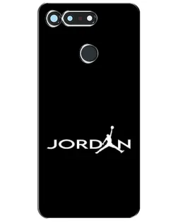 Чехол для Huawei Honor View 20 / V20 с картинкой «Jordan White Logo»