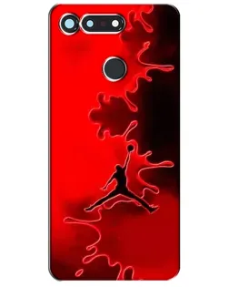 Чехол для Huawei Honor View 20 / V20 с картинкой «Jordan Red Smoke»