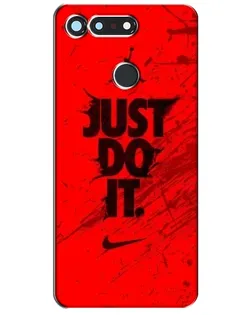Чехол для Huawei Honor View 20 / V20 с картинкой «Nike Just Do It»