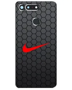 Чохол для Huawei Honor View 20 / V20 з картинкою «Nike — карбонова сітка» Чохол для Huawei Honor View 20 / V20 з картинкою «Nike — карбонова сітка»