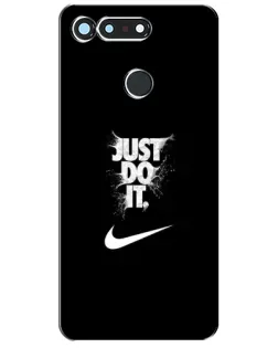 Чехол для Huawei Honor View 20 / V20 с картинкой «Текстовый принт Nike»