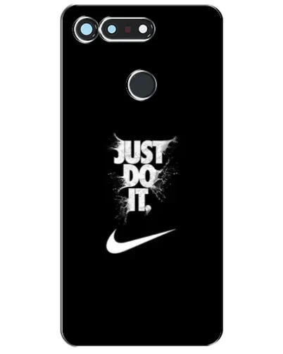 Чехол для Huawei Honor View 20 / V20 с картинкой «Текстовый принт Nike»