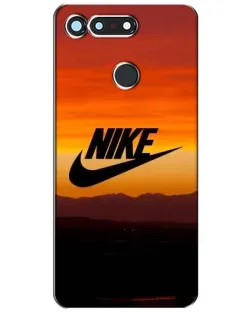 Чехол для Huawei Honor View 20 / V20 с картинкой «Nike — вечерний горизонт»