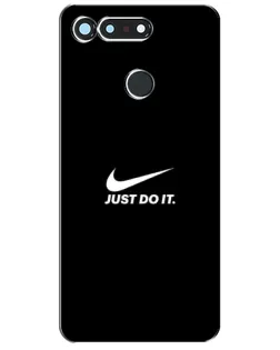 Чехол для Huawei Honor View 20 / V20 с картинкой «Минимализм от Nike»