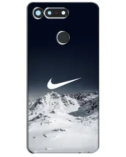 Чехол для Huawei Honor View 20 / V20 с картинкой «Nike — зимние горы»