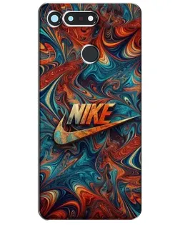 Чехол для Huawei Honor View 20 / V20 с картинкой «Nike в абстракции»