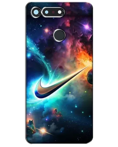 Чехол для Huawei Honor View 20 / V20 с картинкой «Космический Nike Swoosh»