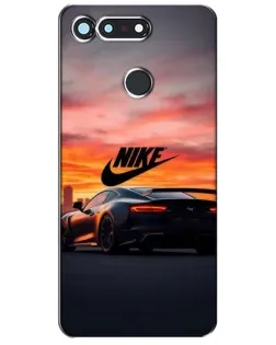 Чехол для Huawei Honor View 20 / V20 с картинкой «Nike и суперкар»