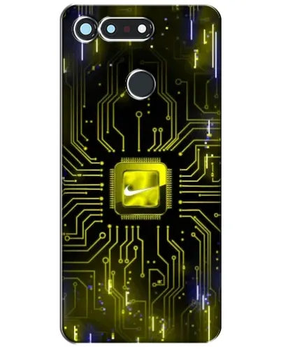 Чехол для Huawei Honor View 20 / V20 с картинкой «Nike — золотая искра»