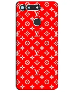 Чохол для Huawei Honor View 20 / V20 з картинкою «Яскравий паттерн LV»