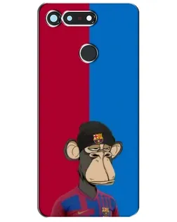 Чохол для Huawei Honor View 20 / V20 з картинкою «Bored Ape — фанат Барси»