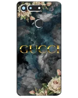 Чехол для Huawei Honor View 20 / V20 с картинкой «Абстрактные цветы Gucci» Чехол для Huawei Honor View 20 / V20 с картинкой «Абстрактные цветы Gucci»