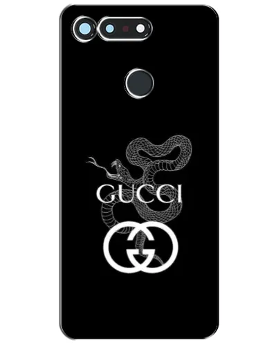 Чехол для Huawei Honor View 20 / V20 с картинкой «Gucci — серебряная змея»