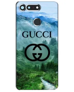 Чехол для Huawei Honor View 20 / V20 с картинкой «Gucci — горный пейзаж» Чехол для Huawei Honor View 20 / V20 с картинкой «Gucci — горный пейзаж»