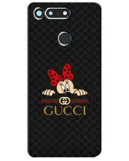 Чехол для Huawei Honor View 20 / V20 с картинкой «Минни Маус Gucci — черный» Чехол для Huawei Honor View 20 / V20 с картинкой «Минни Маус Gucci — черный»