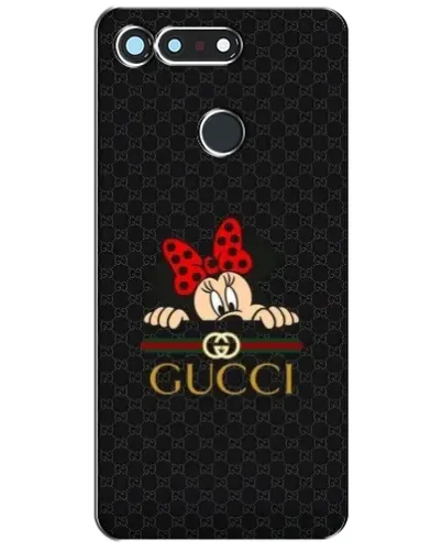 Чехол для Huawei Honor View 20 / V20 с картинкой «Минни Маус Gucci — черный»
