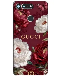 Чехол для Huawei Honor View 20 / V20 с картинкой «Gucci — бордовые розы» Чехол для Huawei Honor View 20 / V20 с картинкой «Gucci — бордовые розы»