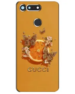 Чехол для Huawei Honor View 20 / V20 с картинкой «Gucci — золотые бабочки» Чехол для Huawei Honor View 20 / V20 с картинкой «Gucci — золотые бабочки»