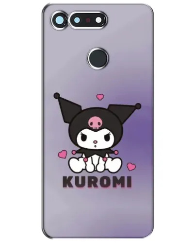 Чехол для Huawei Honor View 20 / V20 с картинкой «Kuromi — фиолетовый арт»