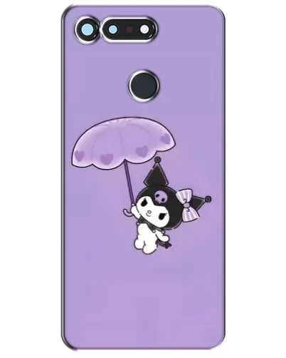 Чехол для Huawei Honor View 20 / V20 с картинкой «Kuromi с зонтиком»