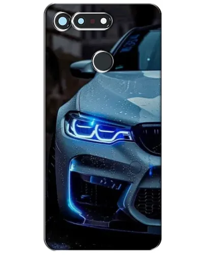 Чехол для Huawei Honor View 20 / V20 с картинкой «Взгляд BMW с синими фарами»
