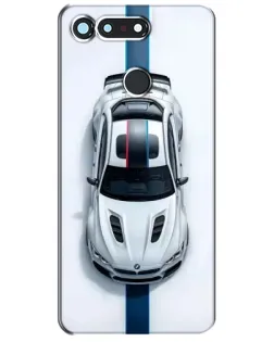Чехол для Huawei Honor View 20 / V20 с картинкой «Вид сверху — BMW M»