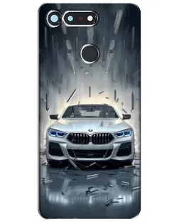 Чехол для Huawei Honor View 20 / V20 с картинкой «BMW в свете фар»