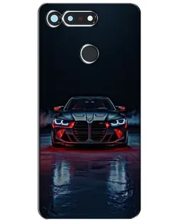 Чехол для Huawei Honor View 20 / V20 с картинкой «BMW на мокрой дороге»