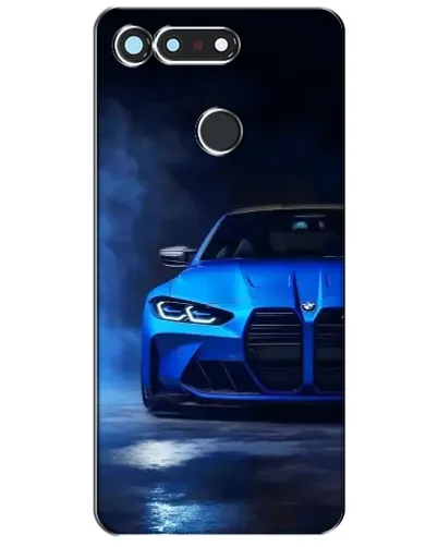 Чехол для Huawei Honor View 20 / V20 с картинкой «Голубая BMW M4»