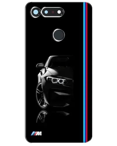 Чехол для Huawei Honor View 20 / V20 с картинкой «Силуэт BMW в темноте»