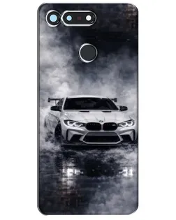 Чехол для Huawei Honor View 20 / V20 с картинкой «BMW сквозь туман»
