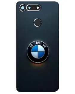 Чехол для Huawei Honor View 20 / V20 с картинкой «Логотип BMW — минимализм»