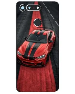 Чехол для Huawei Honor View 20 / V20 с картинкой «BMW на красной дорожке»