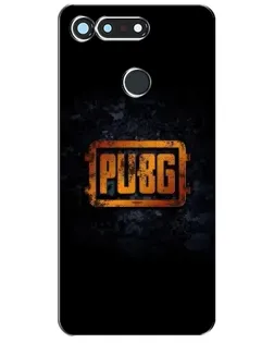 Чохол для Huawei Honor View 20 / V20 з картинкою «PUBG — золотий логотип»