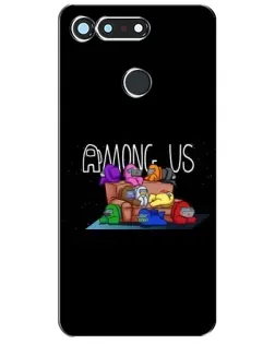 Чохол для Huawei Honor View 20 / V20 з картинкою «Логотип Among Us»