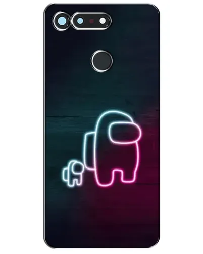 Чохол для Huawei Honor View 20 / V20 з картинкою «Among Us неон-арт»