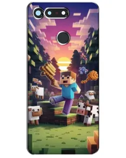 Чохол для Huawei Honor View 20 / V20 з картинкою «Стів на фермі»